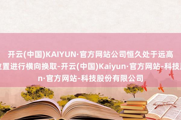 开云(中国)KAIYUN·官方网站公司恒久处于远高于刊行价的位置进行横向换取-开云(中国)Kaiyun·官方网站-科技股份有限公司