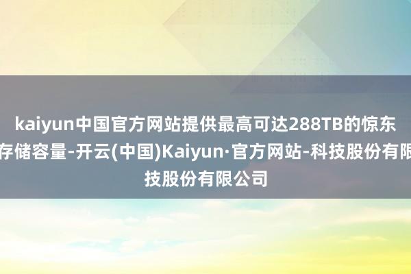 kaiyun中国官方网站提供最高可达288TB的惊东谈主存储容量-开云(中国)Kaiyun·官方网站-科技股份有限公司