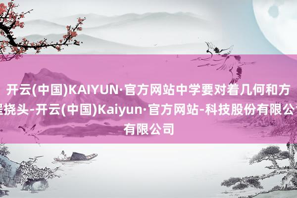 开云(中国)KAIYUN·官方网站中学要对着几何和方程挠头-开云(中国)Kaiyun·官方网站-科技股份有限公司