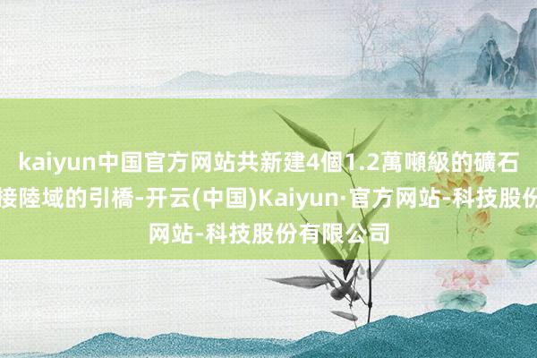 kaiyun中国官方网站共新建4個1.2萬噸級的礦石泊位及連接陸域的引橋-开云(中国)Kaiyun·官方网站-科技股份有限公司